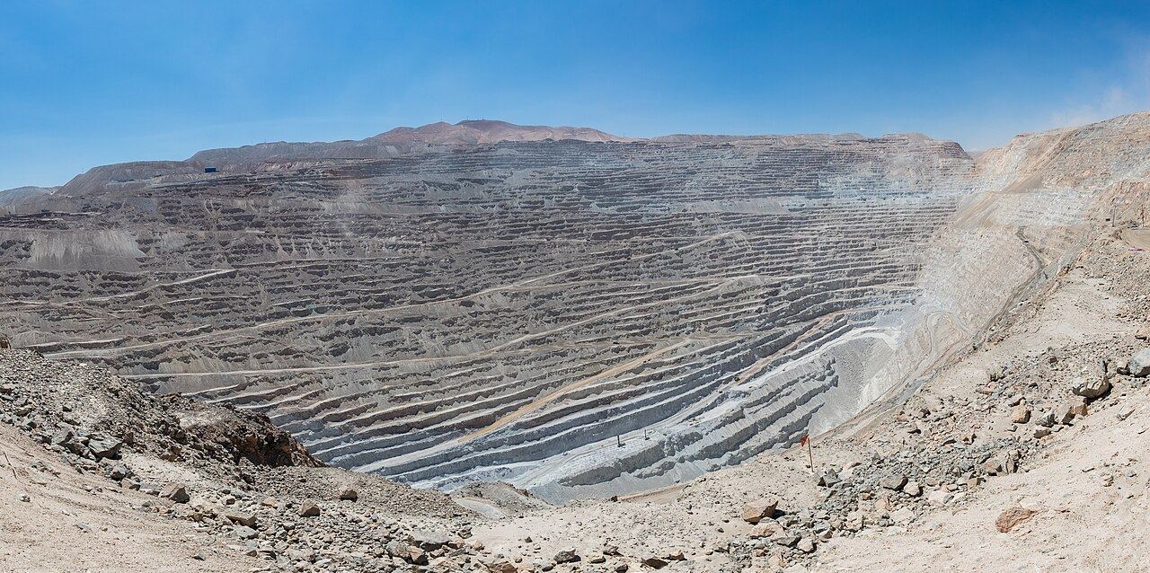 Chuquicamata, one of the world's largest open pit copper mines, Chile.