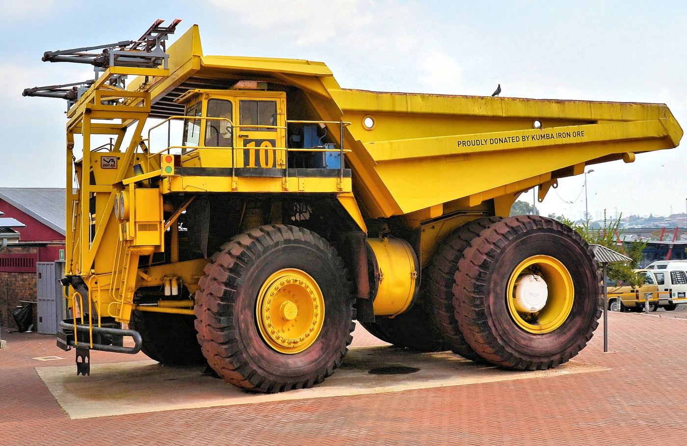 A retired Kumba Iron Ore haul truck, Johannesburg, South Africa.