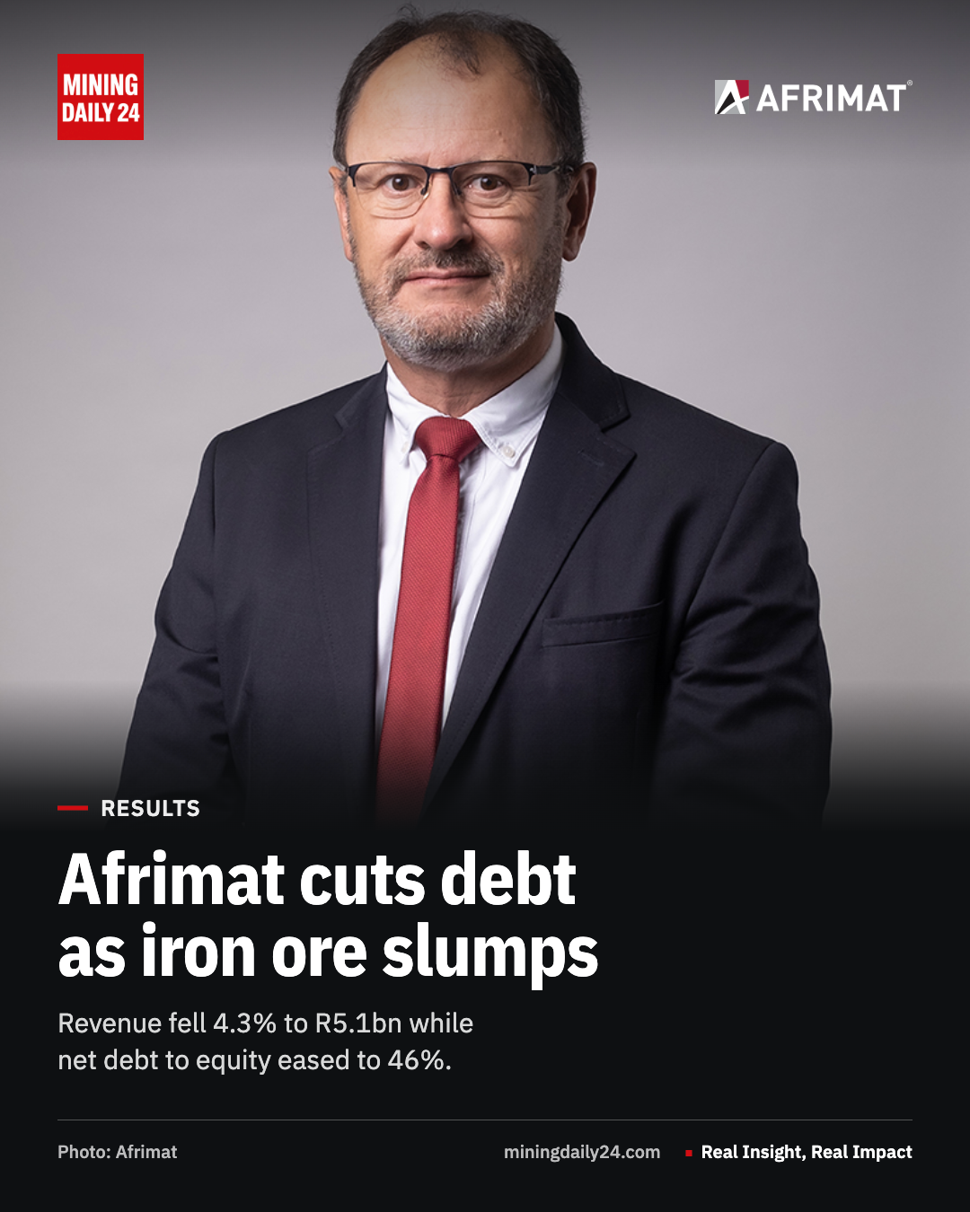 Andries van Heerden, chief executive officer of Afrimat