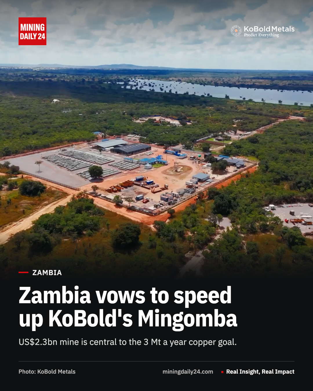KoBold Metals' Mingomba project site on Zambia's Copperbelt